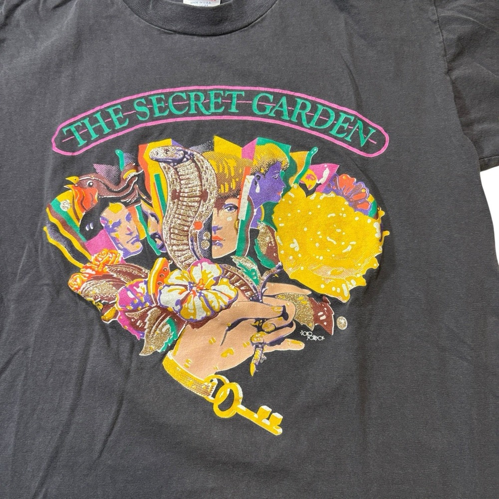 Vintage The Secret Garden Musical Logo ‎ T-Shirt  Medium - Picture 3 of 5